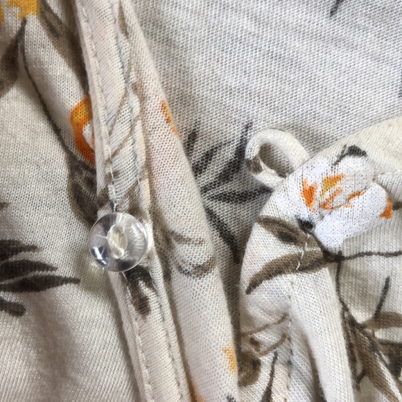 Lucky Brand Floral Wrap Top - Picture 2 of 5